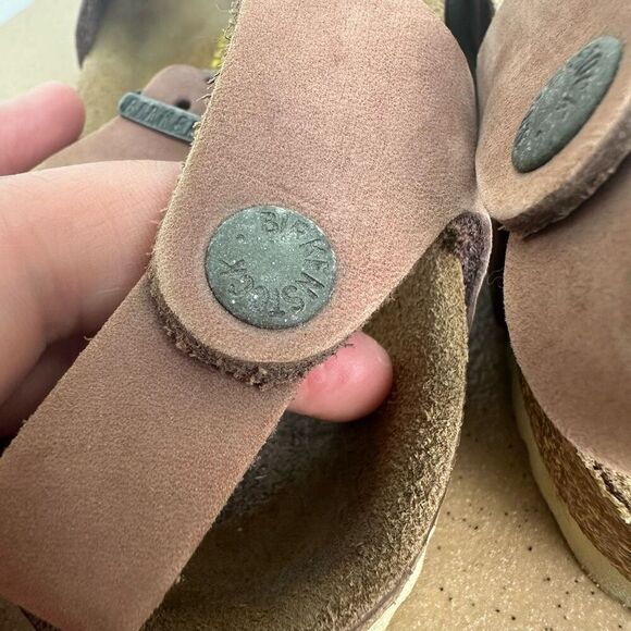 Birkenstock Women’s Messina Mary Jane Nubuck Leather Pink Mauve RARE HTF - Picture 10 of 16